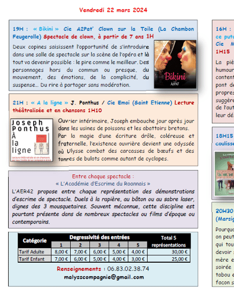 Festival Les rencontres malyssiennes