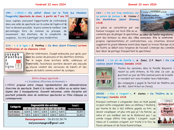 Festival Les rencontres malyssiennes