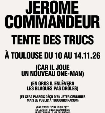 Jérôme Commandeur Tente des Trucs