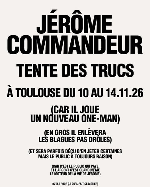 Jérôme Commandeur Tente des Trucs