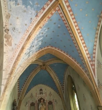 Visite de la chapelle du cimetière de Saint-Germain-Lespinasse