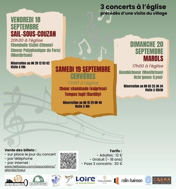 Festival A travers chants et Forez