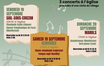 Festival À Travers Chants et Forez, 20 septembre à 17h00