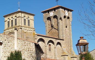 Visite de l'église fortifiée et du village de Marols
