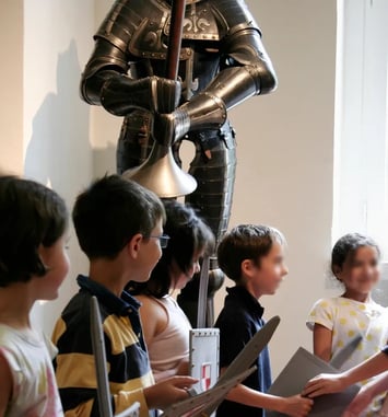 Visite "dans la peau d'un chevalier", en famille à partir de 6 ans
