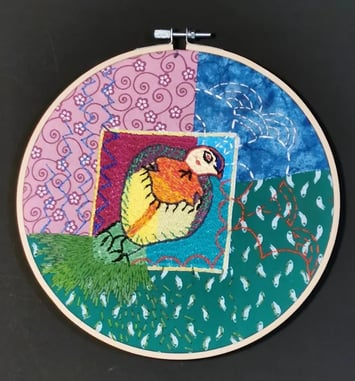 A la rencontre d'une broderie afghane avec Catherine Primot, atelier