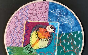 A la rencontre d'une broderie afghane avec Catherine Primot, atelier