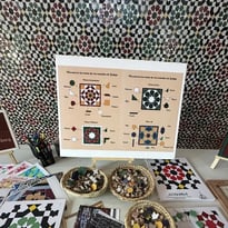 Atelier d'éveil artistique : Coloriages de motifs traditionnels et Puzzles de Zellige