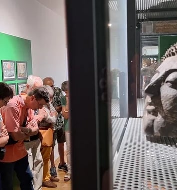 Visite des réserves du musée