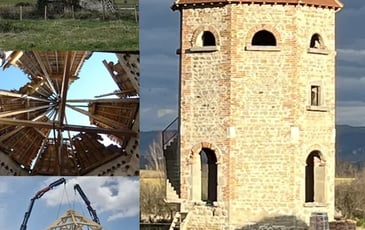 Visitez le Pigeonnier octogonal de Grézieux-le-Fromental ... sauvé !