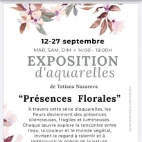 Expo d'aquarelles Tatiana Nazarova