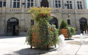 Visite de la mairie de Saint-Galmier.