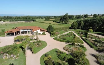Visite de la roseraie municipale