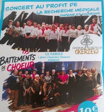 Concert au profit de la recherche muicale