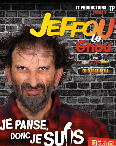 Jeffou le Gnou dans Je panse donc je suis