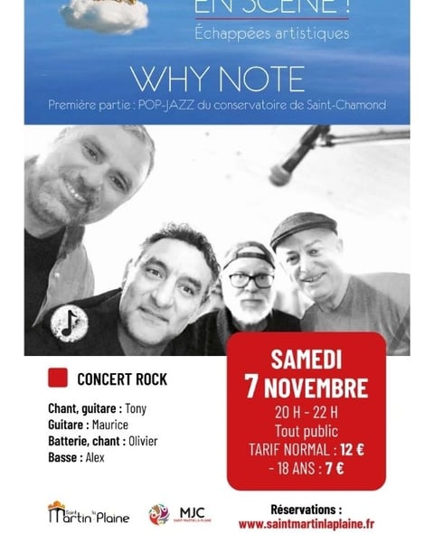 Concert rock Why Note