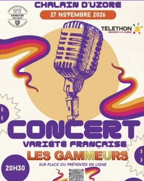 Concert variété française au profit du Téléthon